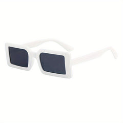 Y2K Rectangle Frame Sunglasses For Women Men Punk UV400