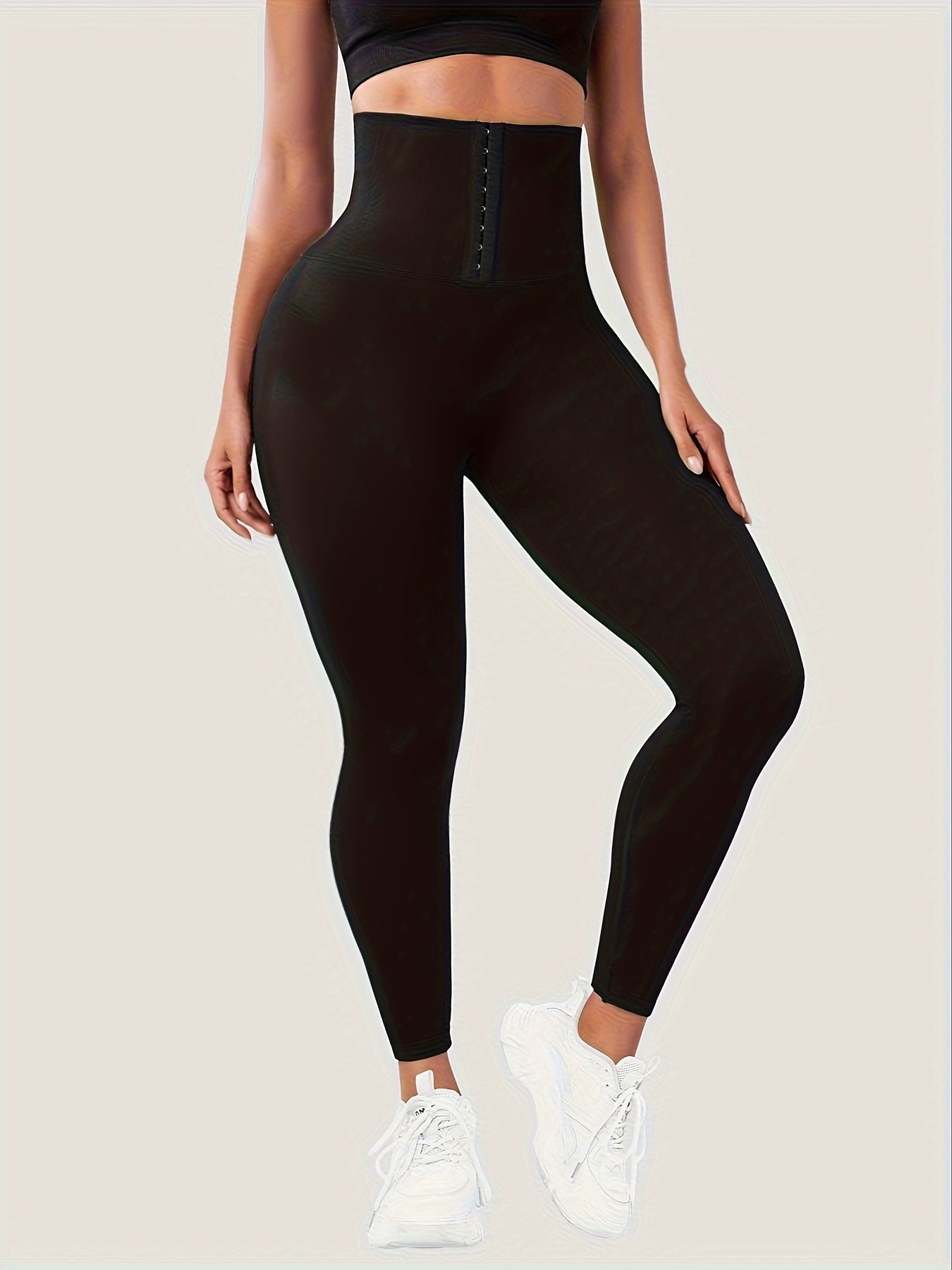 Adjustable Yoga Leggings Tummy Control High Waist Stretch Pants