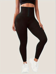 Adjustable Yoga Leggings Tummy Control High Waist Stretch Pants