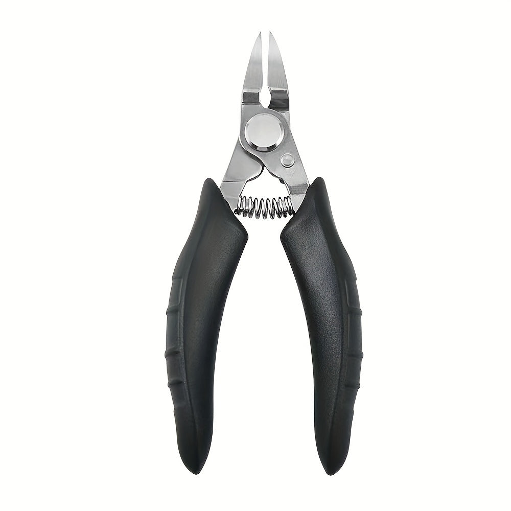 Heavy-Duty Nail Clippers with Curved Blades and Covers for Outdoor Use