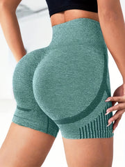 High Waist Yoga Shorts Sports Workout Running Biker Shorts