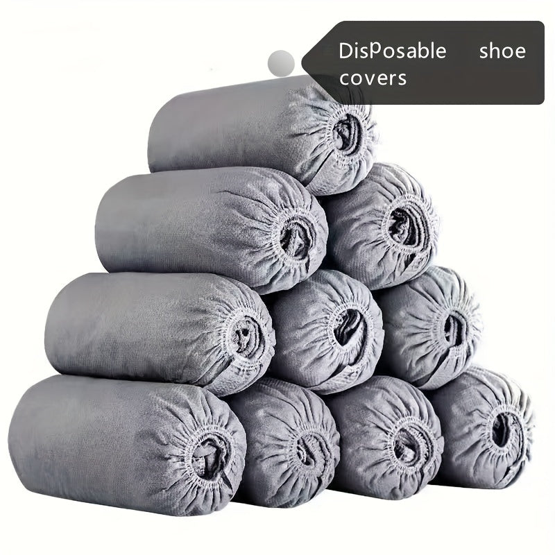 Disposable Non-woven Shoe Covers Anti-slip Waterproof 40pcs