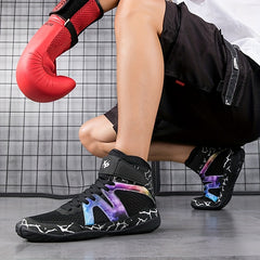 Men's Wrestling Shoes Non Slip Boxing Sneakers For Outdoor Activities