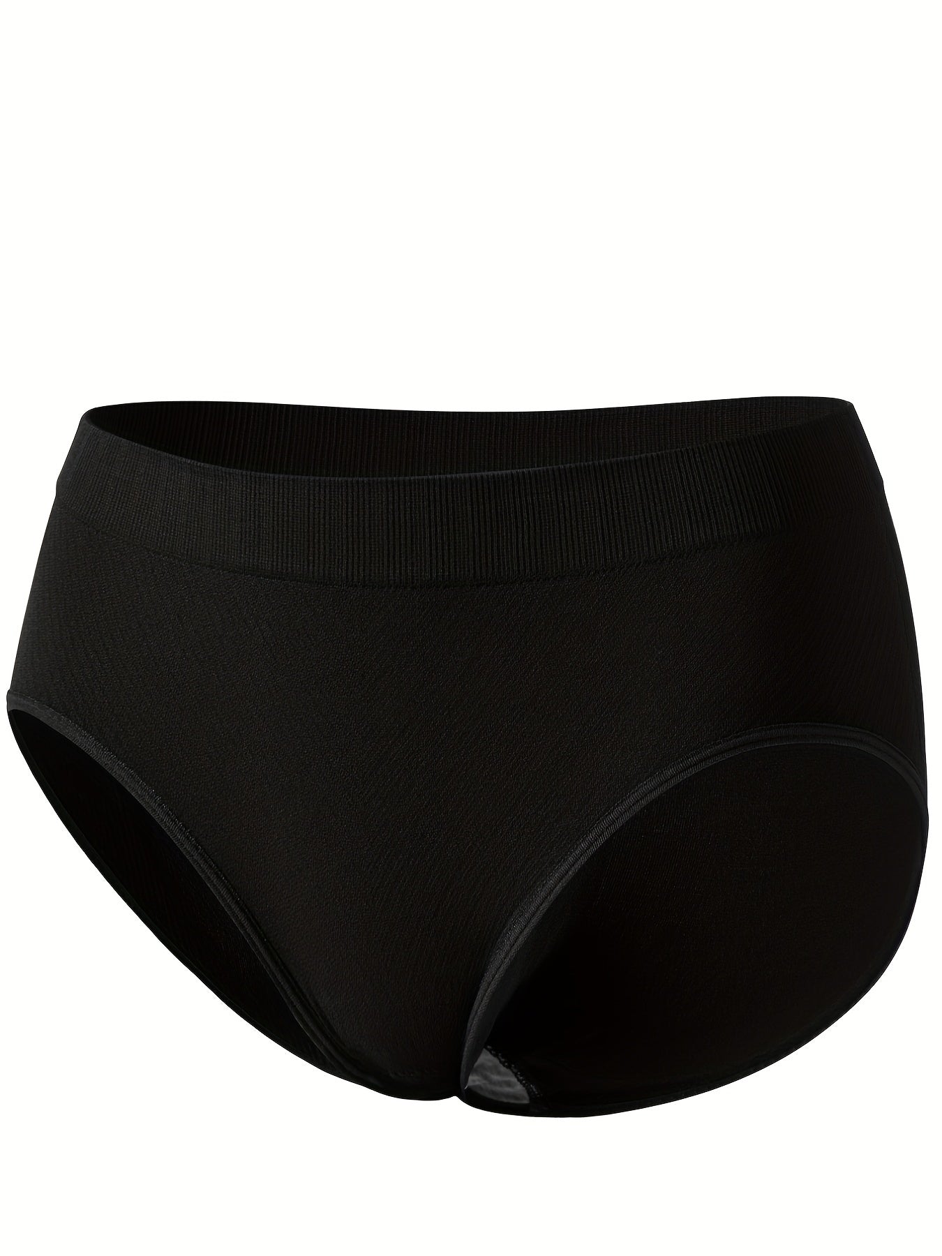 Ribbed Bra & Panties Set Racerback Bralette & Soft Briefs