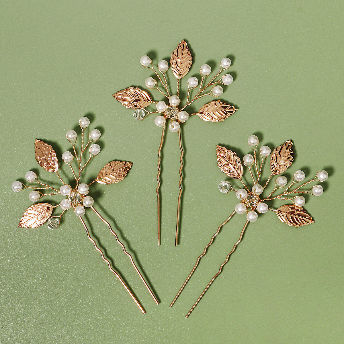 Golden Bridal Hair Comb Wedding Hair Accessories