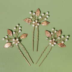 Golden Bridal Hair Comb Wedding Hair Accessories