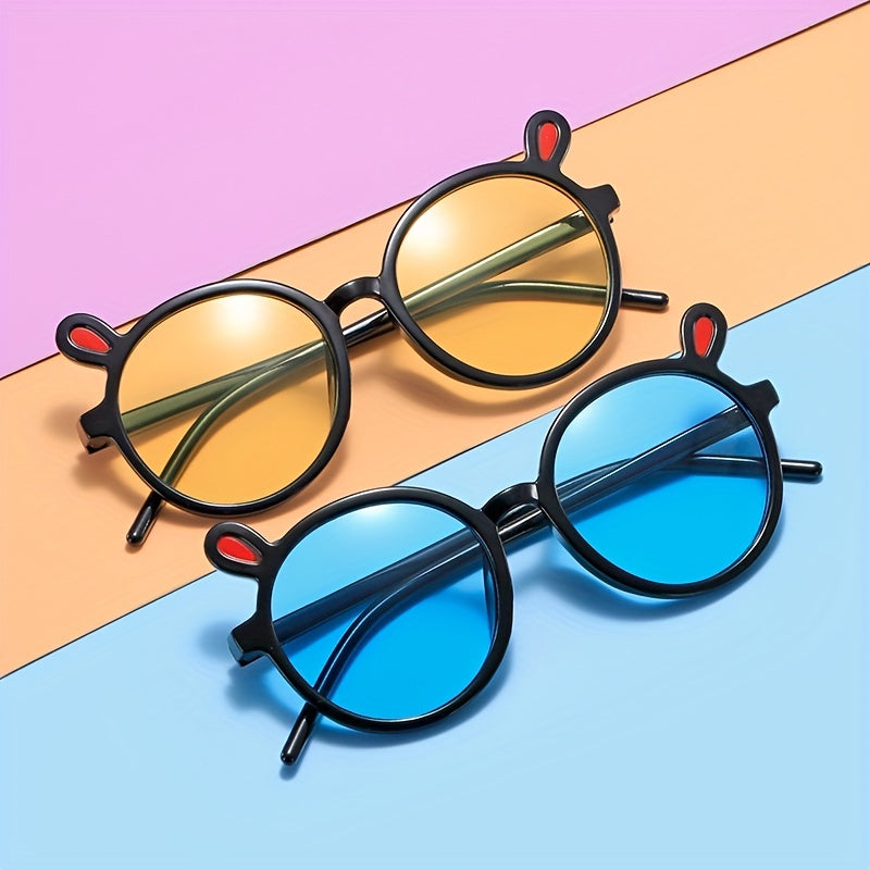 Kids Bunny Ear Sunglasses Sun Protection for Outdoor Party