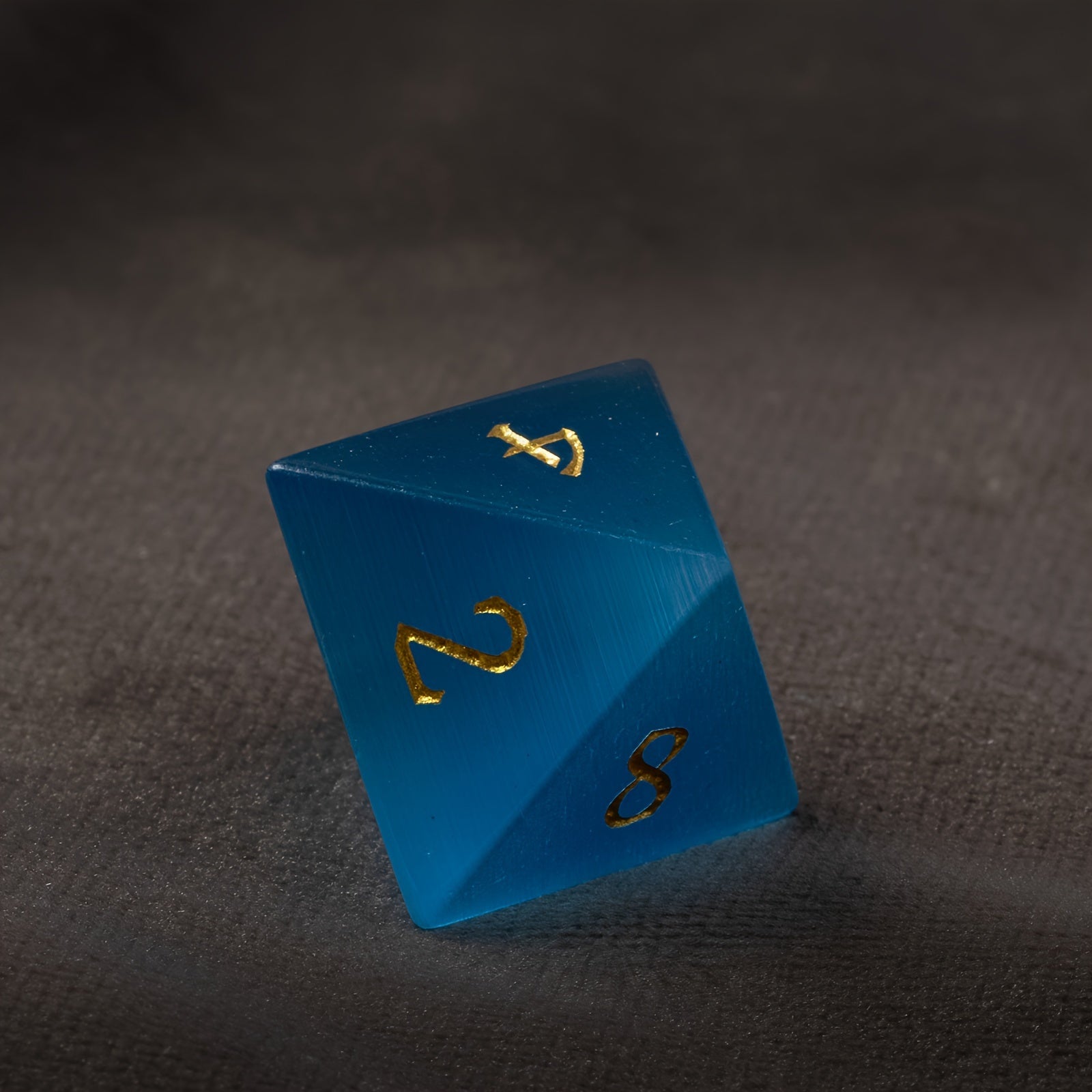 7pcs Cat's Eye Gem Dices For RPG Board Game Gift