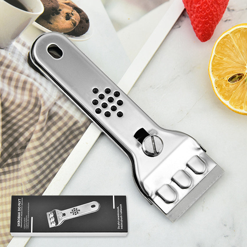 1pc Multifunctional Stainless Steel Cleaning Shovel for Household Cleaning