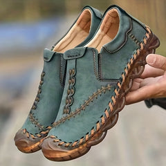 Men's Slip On Lace Loafers No Tie Assorted Colors Casual Walking Shoes