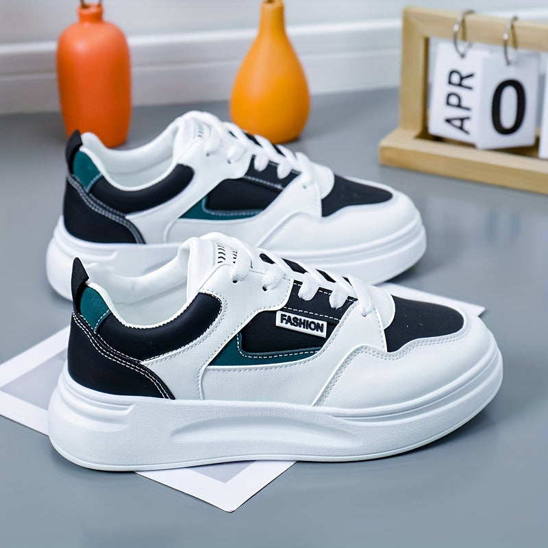 Women's Chunky Sneakers Anti Slip Sports Shoes Low Top Outdoor Skate Shoes