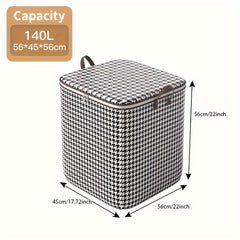Large Capacity Storage Bag Dustproof Zipper Organizer Blanket Box