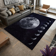 Universe Moon Starry Sky Carpet Living Room Bedside Large Carpet