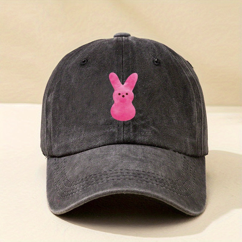 Easter Bunny Plush Doll Baseball Cap for Women Men