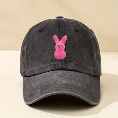 Easter Bunny Plush Doll Baseball Cap for Women Men