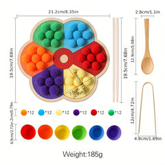 Flower Rainbow Board Toy Exercise Hand Movement Halloween Christmas Gift