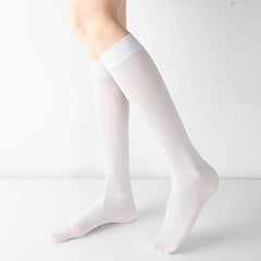 Stretchy Anti Grip Compression Socks Thin Calf Socks Women's Stockings