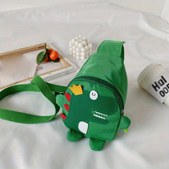 Kid's Dino Chest Bag Nylon Travel Crossbody Waist Bag