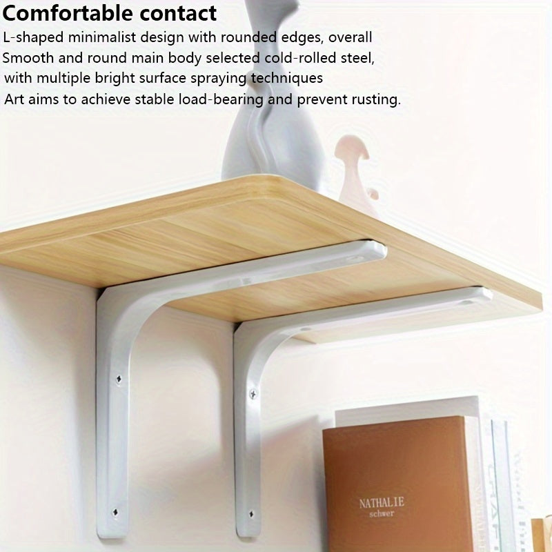 2pcs Triangle Bracket Holder Wall Fixed Laminated Holder