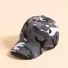 Kids Camo Baseball Cap Sun Protection Hat for Outdoor Activities