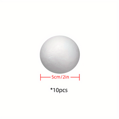 Craft Foam Balls for Christmas Ornaments and Modeling