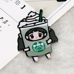 13pcs Cartoon Acrylic Pin Badges for Clothes Backpacks Hats