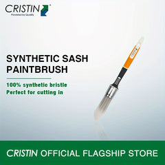 Synthetic Sash Paintbrush Round Brush 7 3 Mixture POF 3k Handle