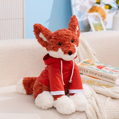 Animal Plush Toys Fox Cat Dog for Room Decoration