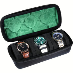 Hard Watch Travel Case - Watch Roll Storage Organizer Women Men