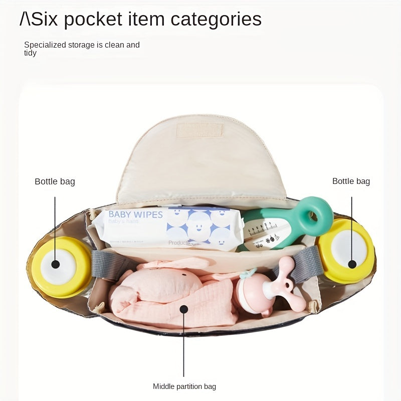Waterproof Baby Stroller Bag for Bottles, Cups, Diapers & More
