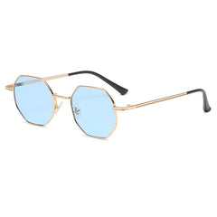 Polygon Metal Frame Sunglasses UV Protection