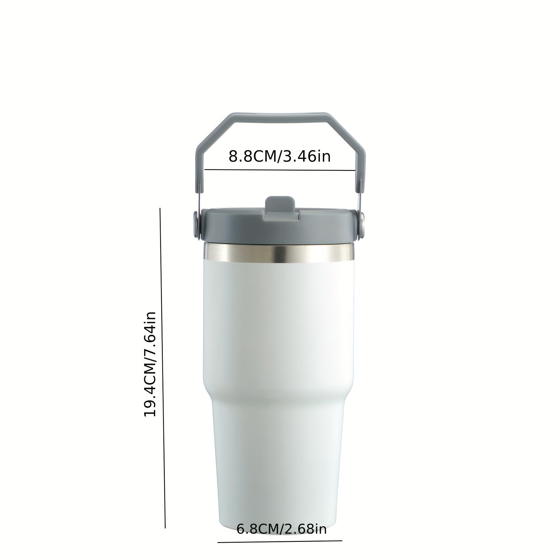 20oz Tumbler With Handle Stainless Steel Vacuum Flask