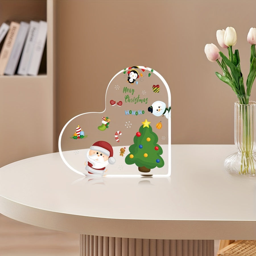 Christmas Acrylic Love Decoration - Party Wedding Room Decor