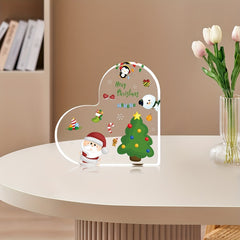 Christmas Acrylic Love Decoration - Party Wedding Room Decor