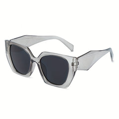 Cat Eye Sunglasses Rhombus Temple Glasses UV400