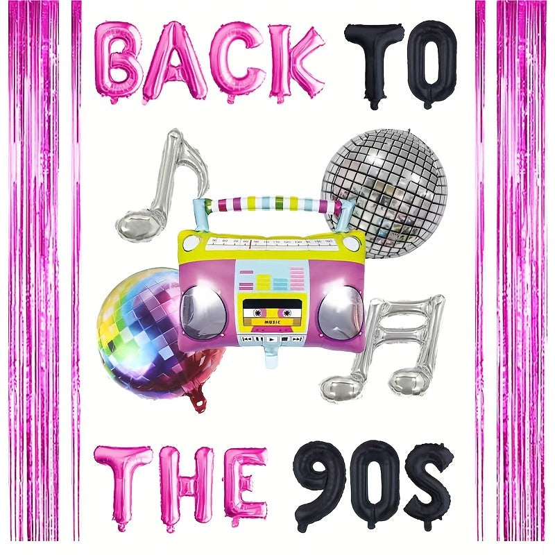 90s Theme Party Balloon Decoration Set