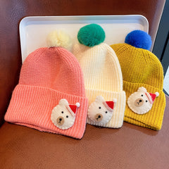 Baby Cartoon Pattern Beanie Winter Christmas