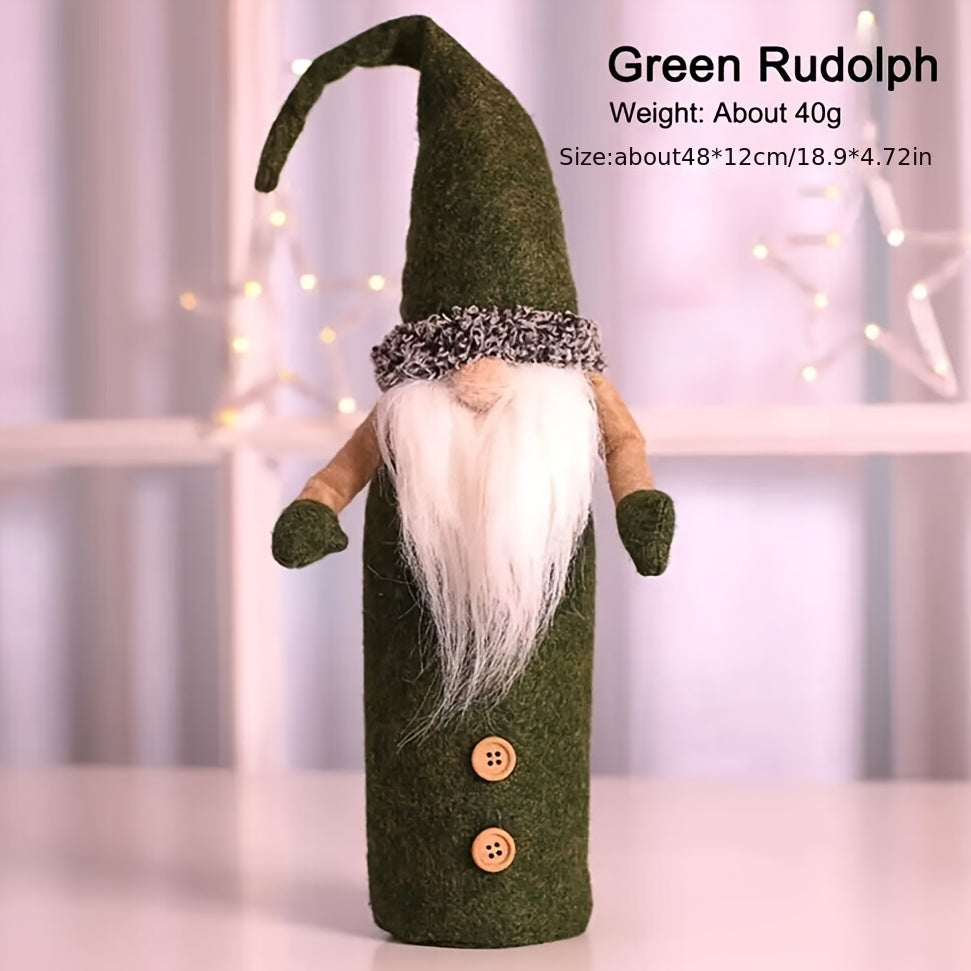 Christmas Rudolf Wine Bottle Bag Set