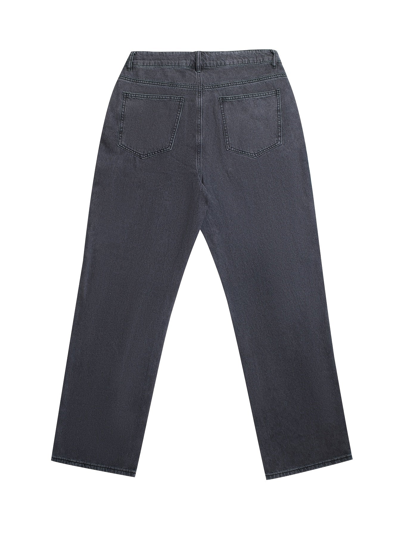 Men's Vintage Patchwork Baggy Denim Pants Streetwear Jeans