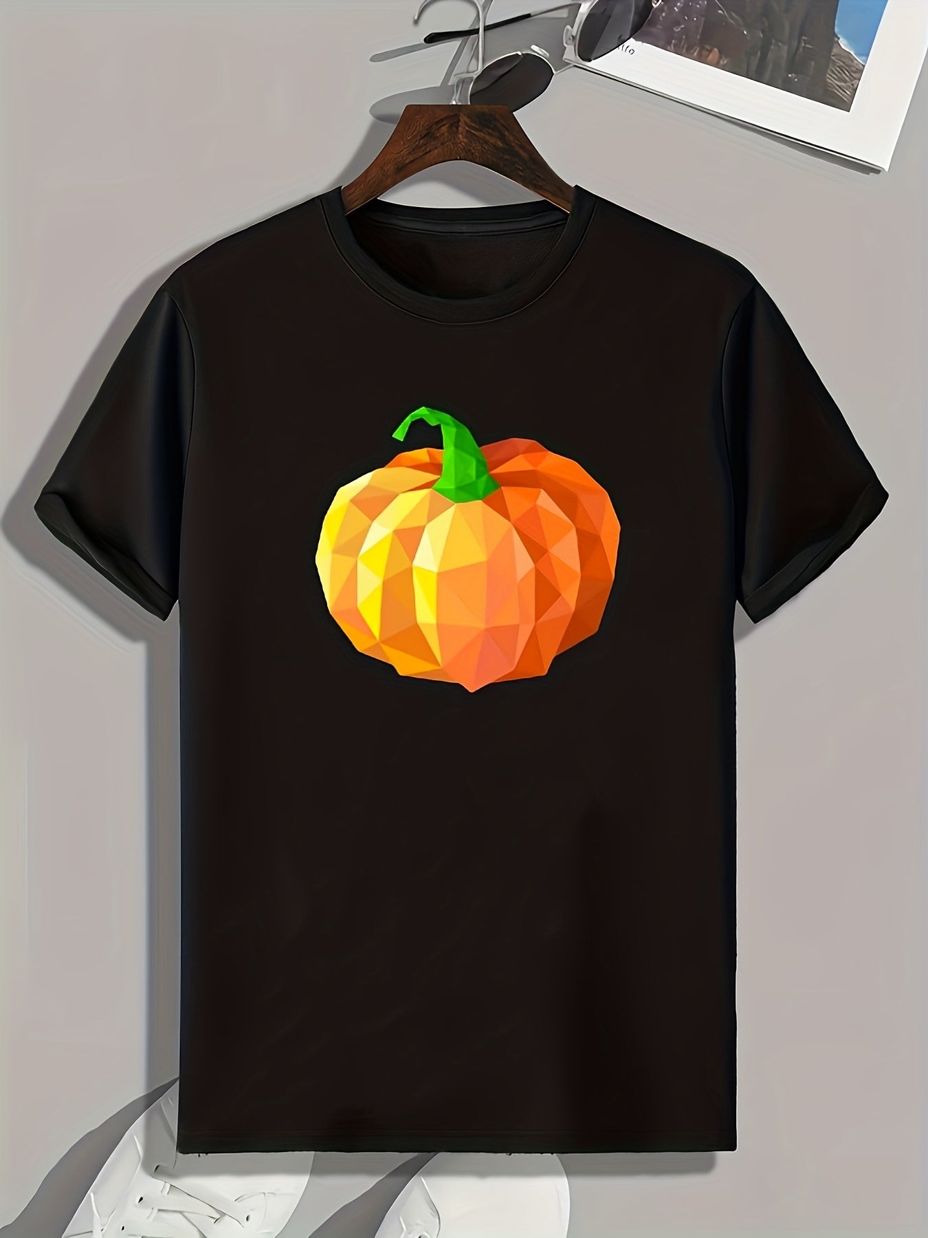 Halloween Pumpkin Graphic Tee for Men
