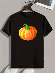Halloween Pumpkin Graphic Tee for Men