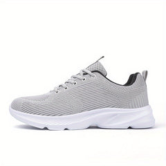 Men's Knit Breathable Running Shoes Outdoor Athletic Sneakers