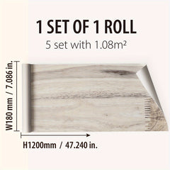 Classic Wood Grain Printed Floor Stickers - Waterproof & Wear resistant
