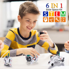 6 in 1 Solar Robot Building Kit - DIY Science Experiment for Boys