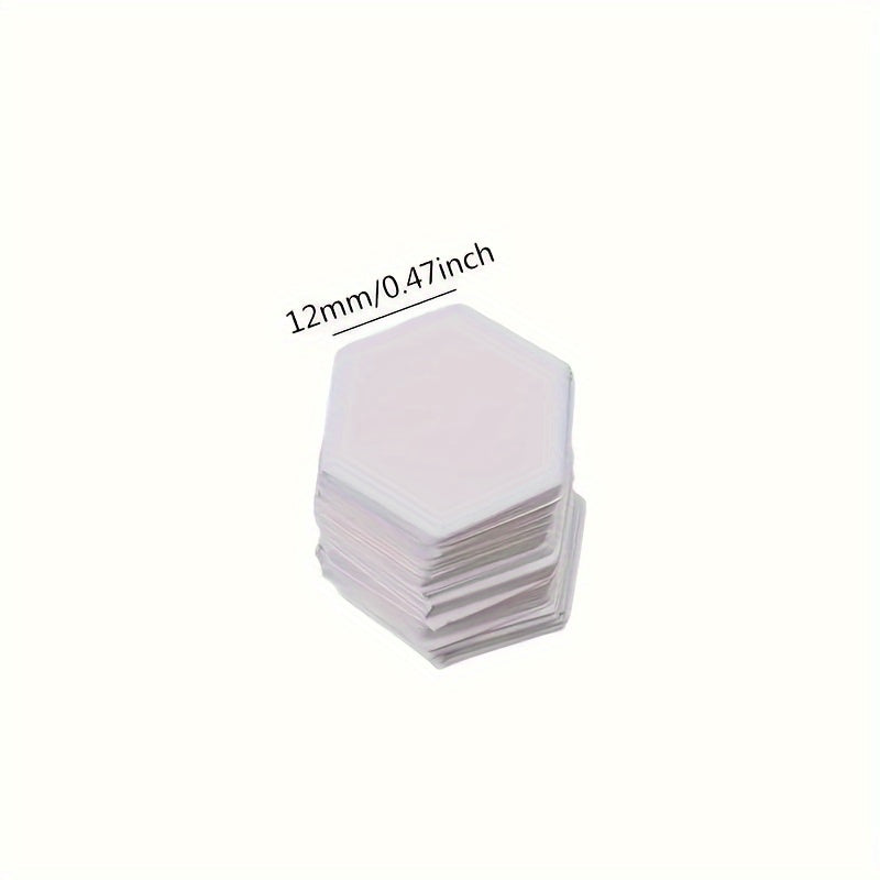 100pcs Hexagonal Paper Splicing Template