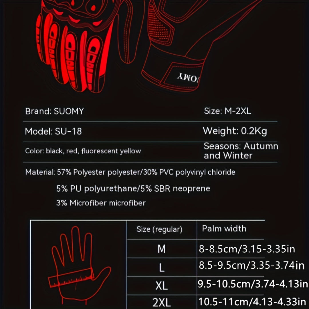 Winter Snowboard Ski Gloves Touch Screen Waterproof Motorcycle Gloves