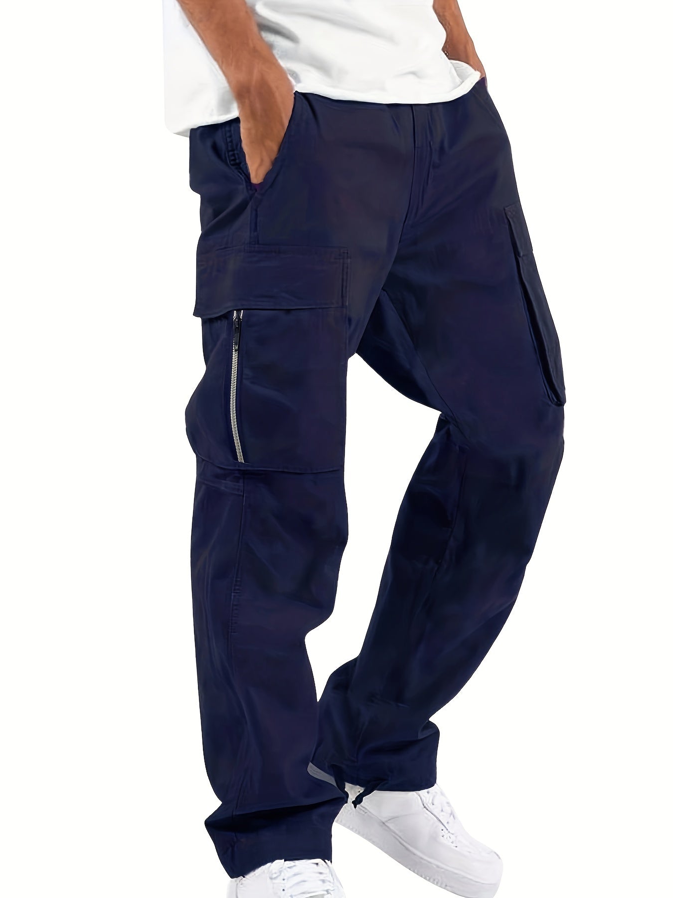 Men's Cargo Pants with Flap Pockets