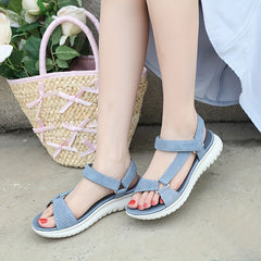 Women's Ankle Strap Flat Sandals Open Toe Non slip Shoes