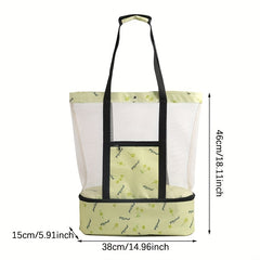 Mesh Beach Bag Large Outdoor Picnic Storage Bag