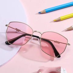 Girl's Polygonal Sunglasses Decoration Outdoor Beach Sunshade